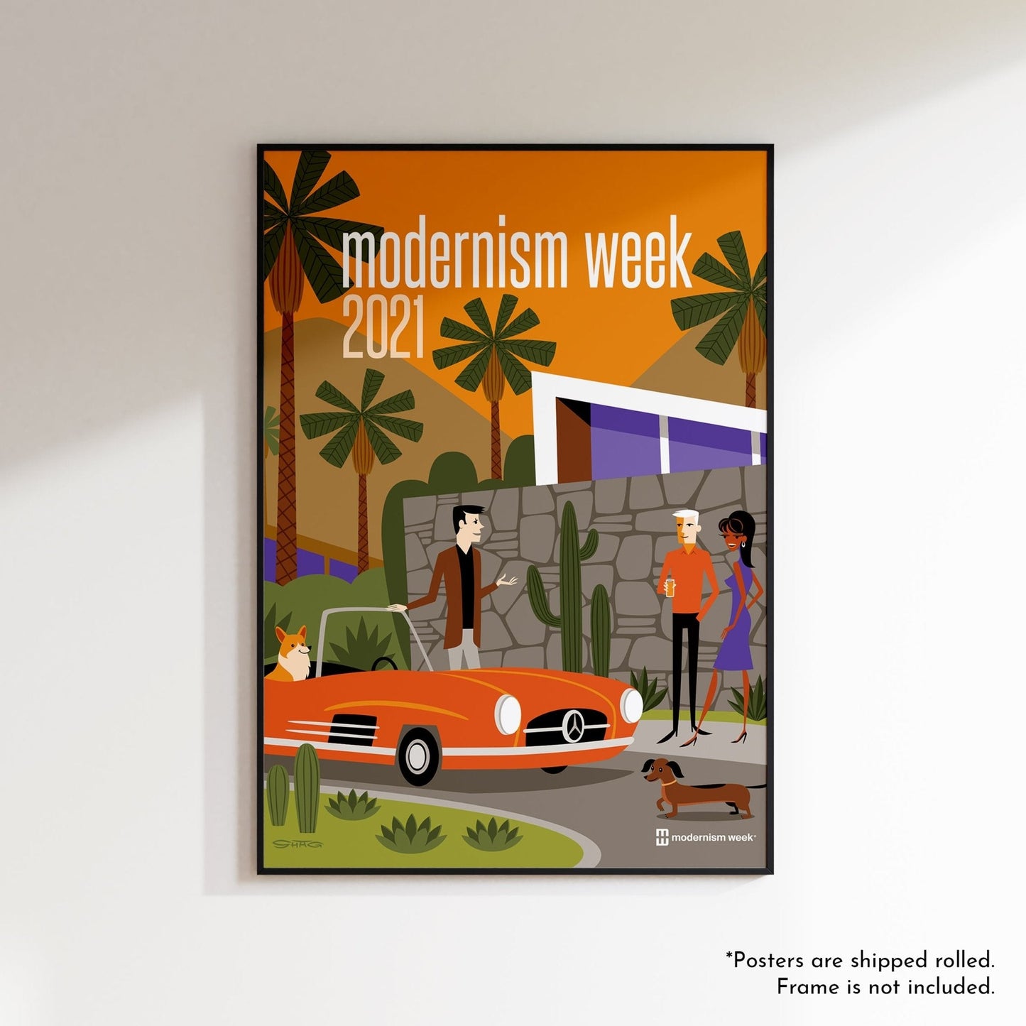 2021 Modernism Week Poster by Shag