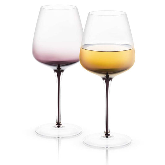 Black Swan White Wine Glasses