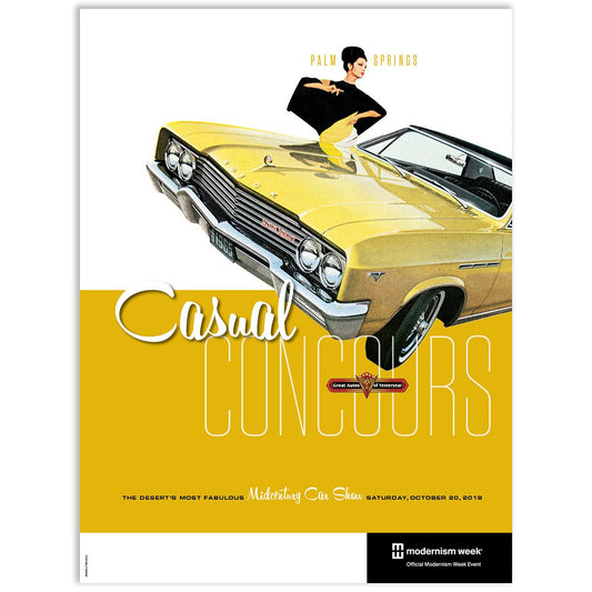 Casual Concours 2018 Poster - Buick