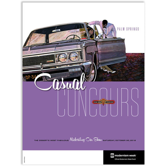 Casual Concours 2018 Poster - Chrysler